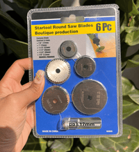 Startool Round Saw Blades 6pcs, Set Cutter 6pcs for wood and plastic