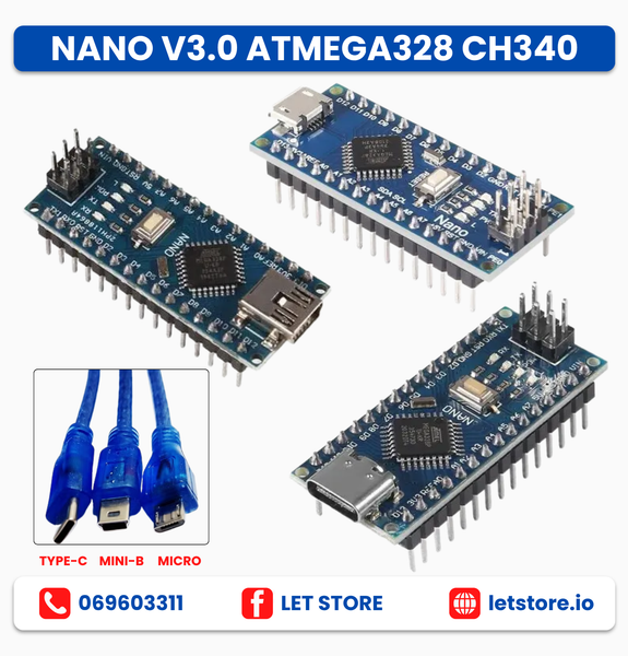 NANO V3.0 ATmega328P CH340