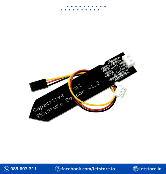 Soil Moisture Sensor Hygrometer Module V1.2 Capacitive Compatible with Arduino