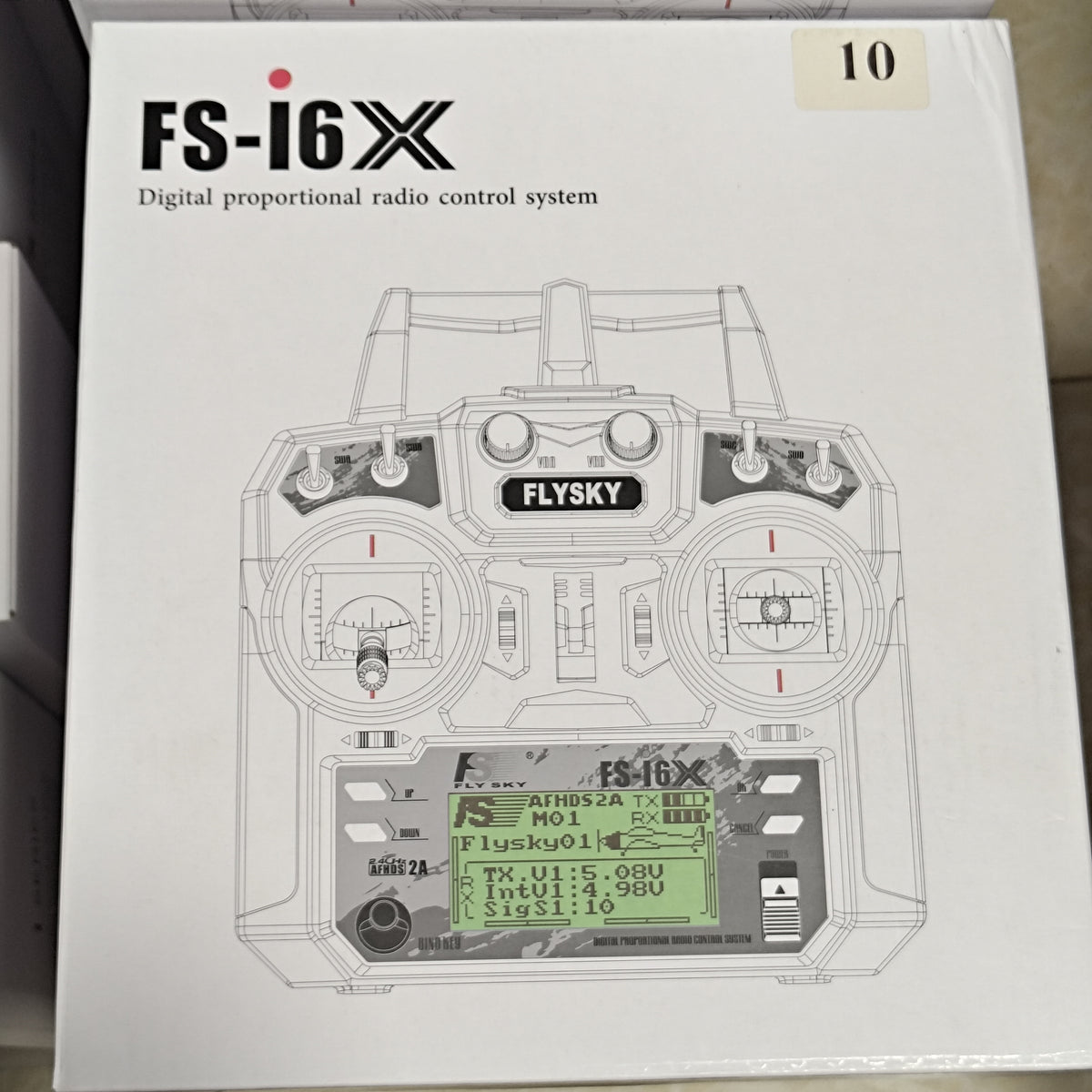 FlySky FS-I6X FS-IA10B 10Ch Left Hand