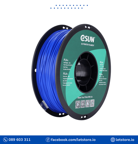 ESUN PLA+ 1.75mm Blue Color 1KG 3D Printer Filament