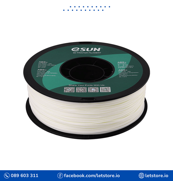 ESUN ABS+ 1.75mm Natural Color 1KG 3D Printer Filament