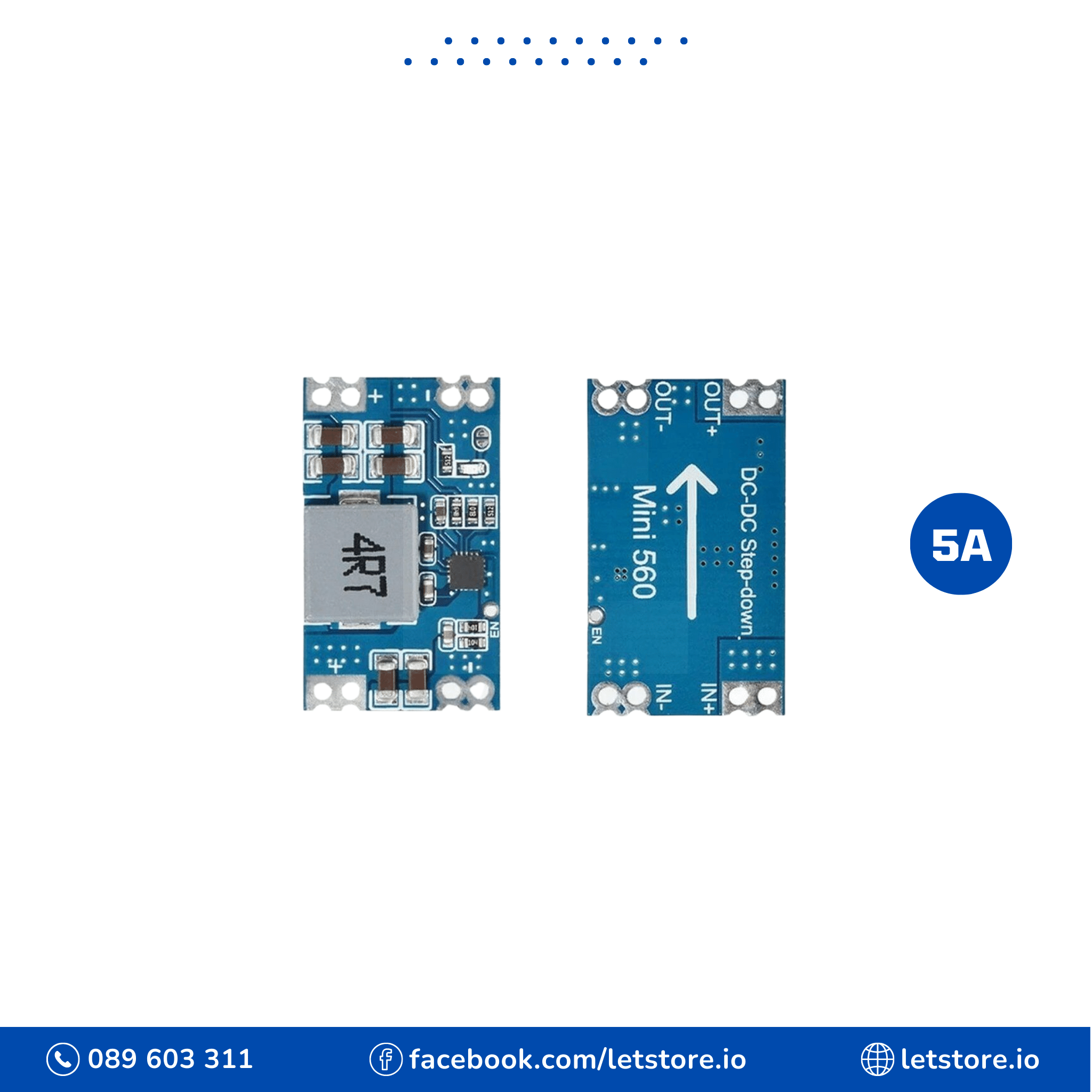 DC-DC Buck Stabilized 5A Mini560 Output Fixed 3.3 5V 9V 12V Step Down Buck Converter