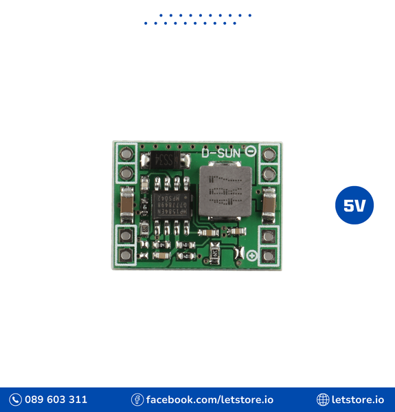 DC-DC Buck 4.5V-28V To 5V Fixed 3A MP1584 Ultra-Small Step Down