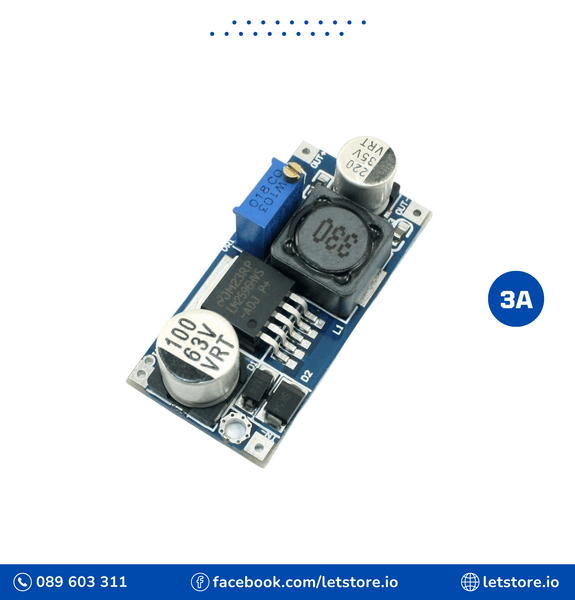 DC-DC Buck LM2596HV 4.5V-50V To 3V-35V 3A Step Down Buck Converter