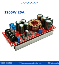 DC-DC Boost 8V-60V To 12V-80V 20A 1200W Step Up Boost Converter Module Adjustable Power Voltage