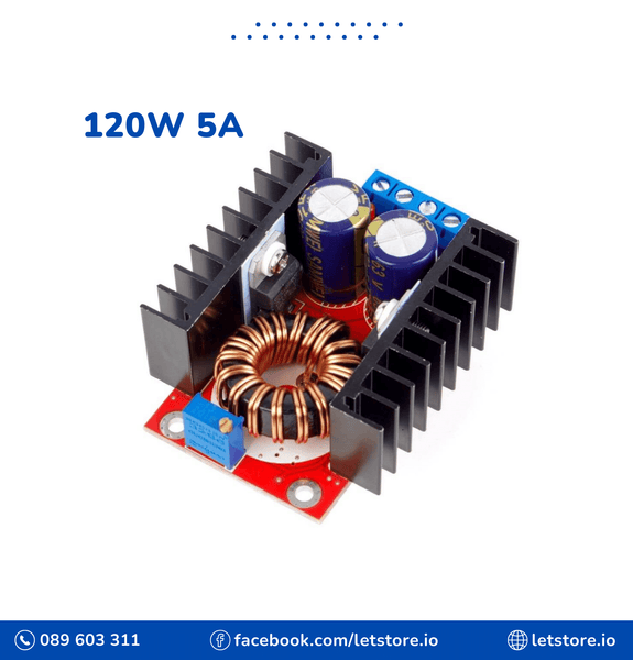 DC-DC Boost 10V-32V To 35V-60V 120W 5A Step Up Boost Converter Module Adjustable Power Voltage