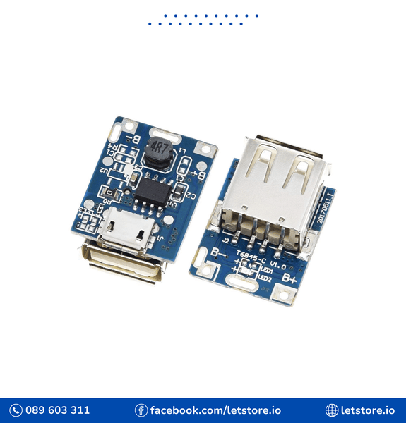 DC-DC 134N3P 5V Boost Step Up Power Module Lithium LiPo Battery Charging Protection Board