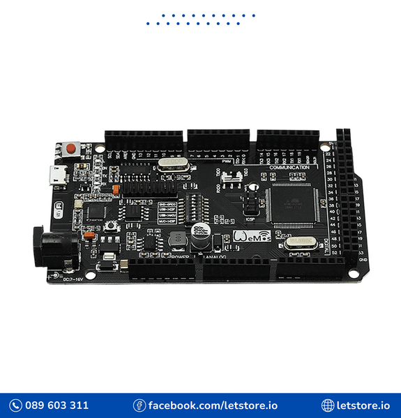 Mega WIFI R3 Atmega2560 NodeMCU ESP8266 32Mb Memory USB-TTL CH340G Compatible