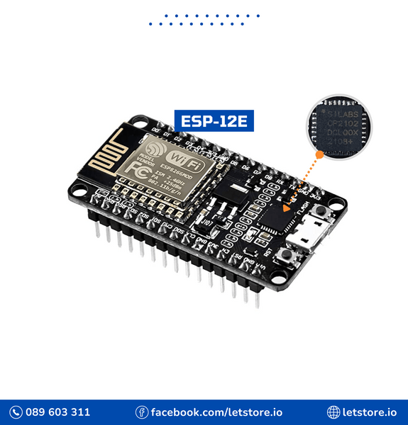 NodeMCU V2 ESP8266 ESP-12E WIFI Module Development Board CP2102