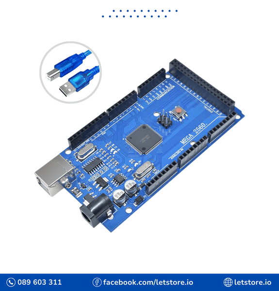 MEGA 2560 R3 Board Mega2560 CH340G With USB Cable 50CM for Arduino