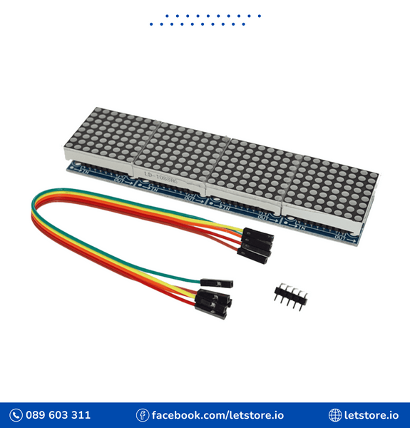 MAX7219 Dot Led 4 IN 1 Dot Matrix MCU Display 8X8 LED