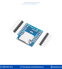 Micro SD Card D1 Mini Shield Adapter - 8 Pin 3.3V SD Card Reader Module with SPI Interface