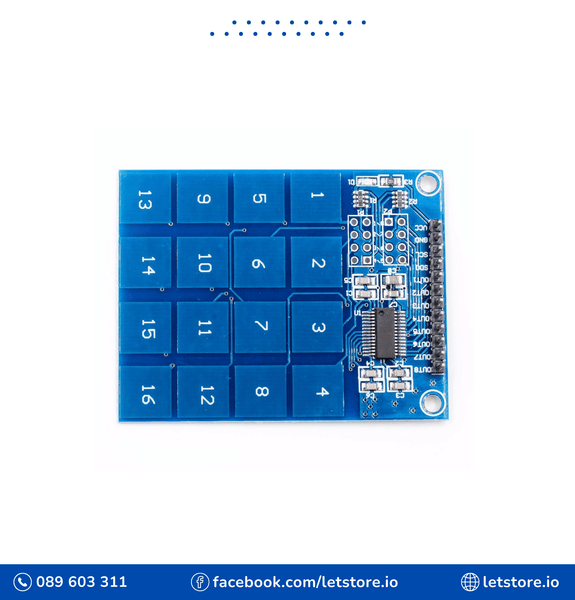 Touch TTP229 16 way 2.4-5.5V 49x64.5mm