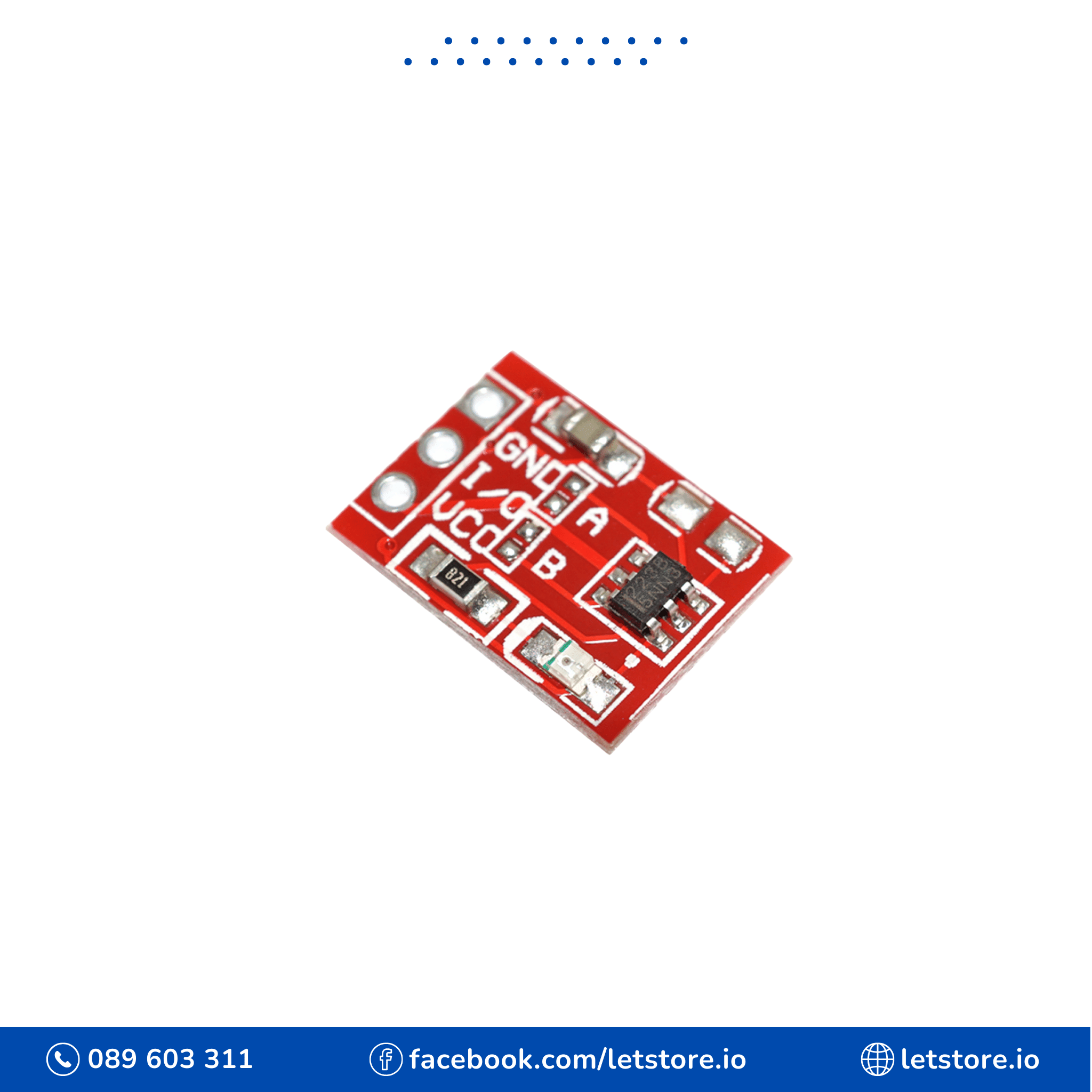 Touch TTP223 Capacitive Red 1 Way