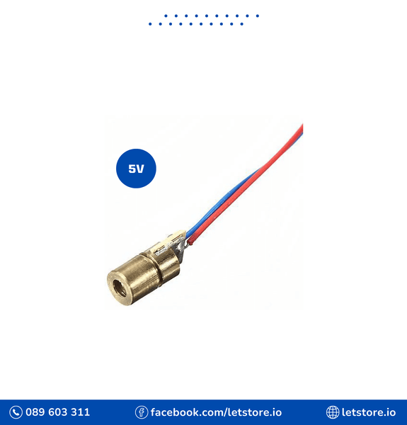 Laser Diode 5mW 5V (dot)