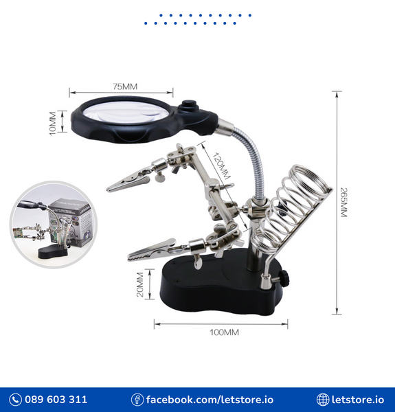 Soldering Stand Magnifying PCB