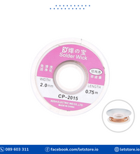 Solder Wick 2.0mm CP2015 0.75 Meter