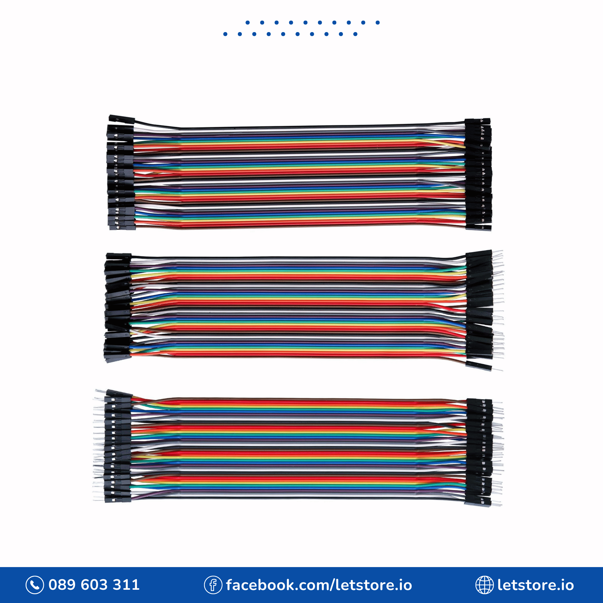 20CM 40Pins M-M / M-F / F-F Male Female Dupont Wire Breadboard Cables Jumper Cables