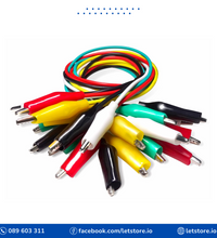 Crocodile Alligator Clip With Wire 50cm 10PCS Per Pack