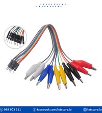 Alligator Clip to Dupont Wire 10 Pins 20CM Male / Female For Test Lead MicroBit