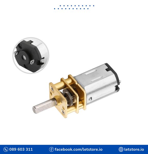 Grear Motor GA12-N20 N20 12V 1000RPM