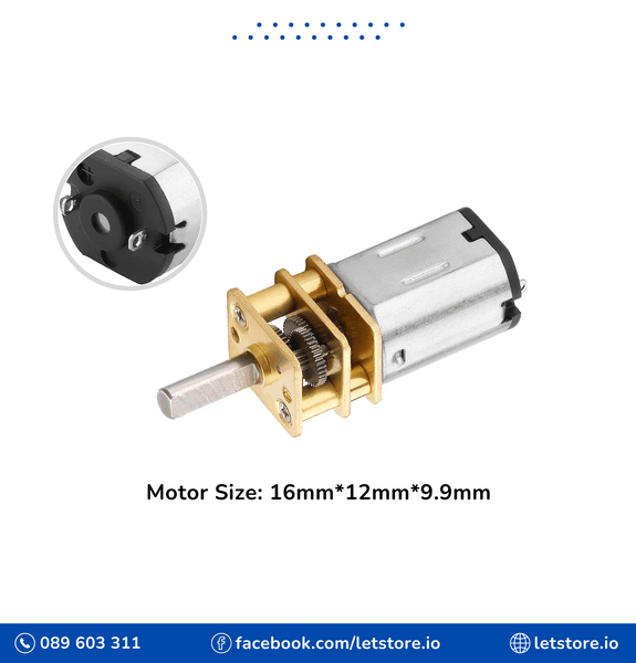 Motor GA12-N20 N20 6V 1000RPM