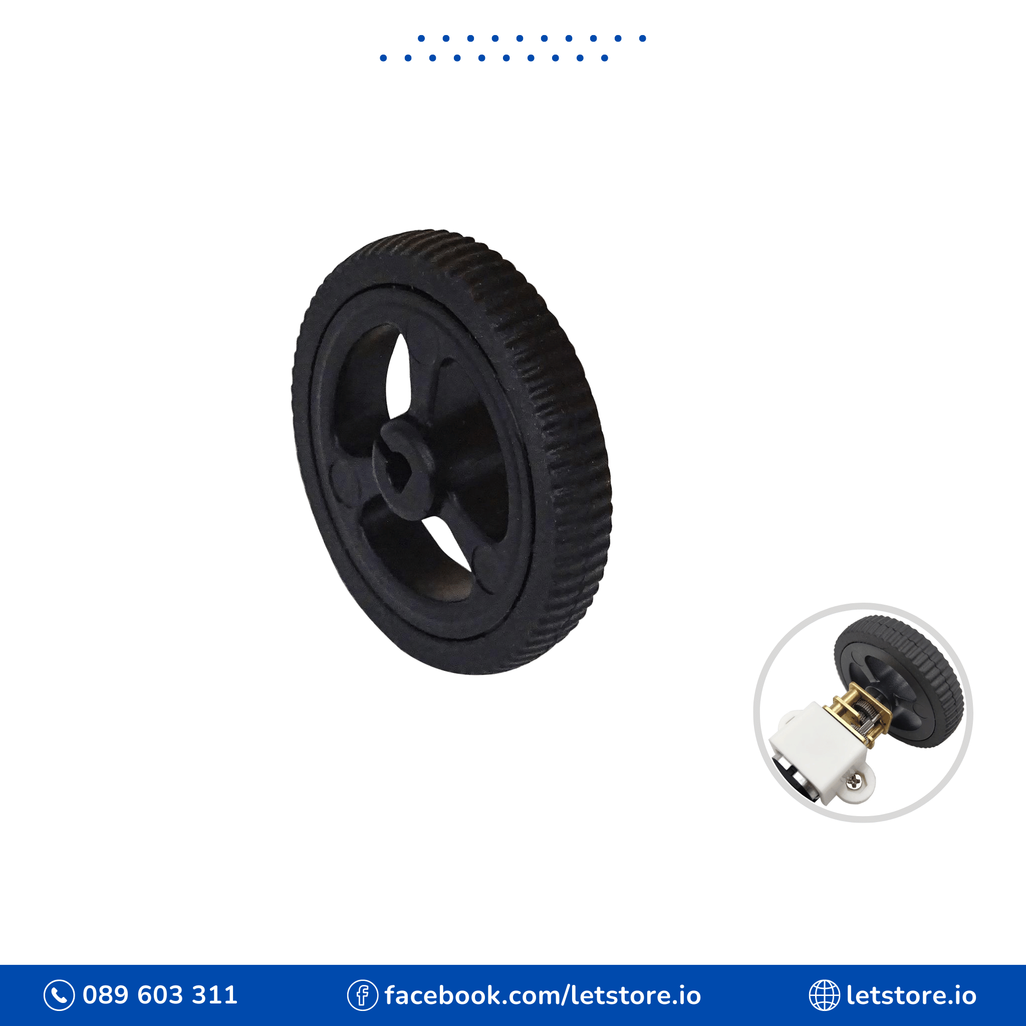 N20 Wheel Black 34*7mm